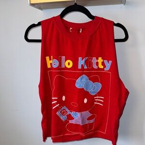Hello Kitty Red crop tank